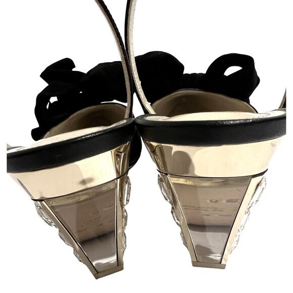 Mia Becar Alessandra Slingback 70 in Black - Picture 6 of 9